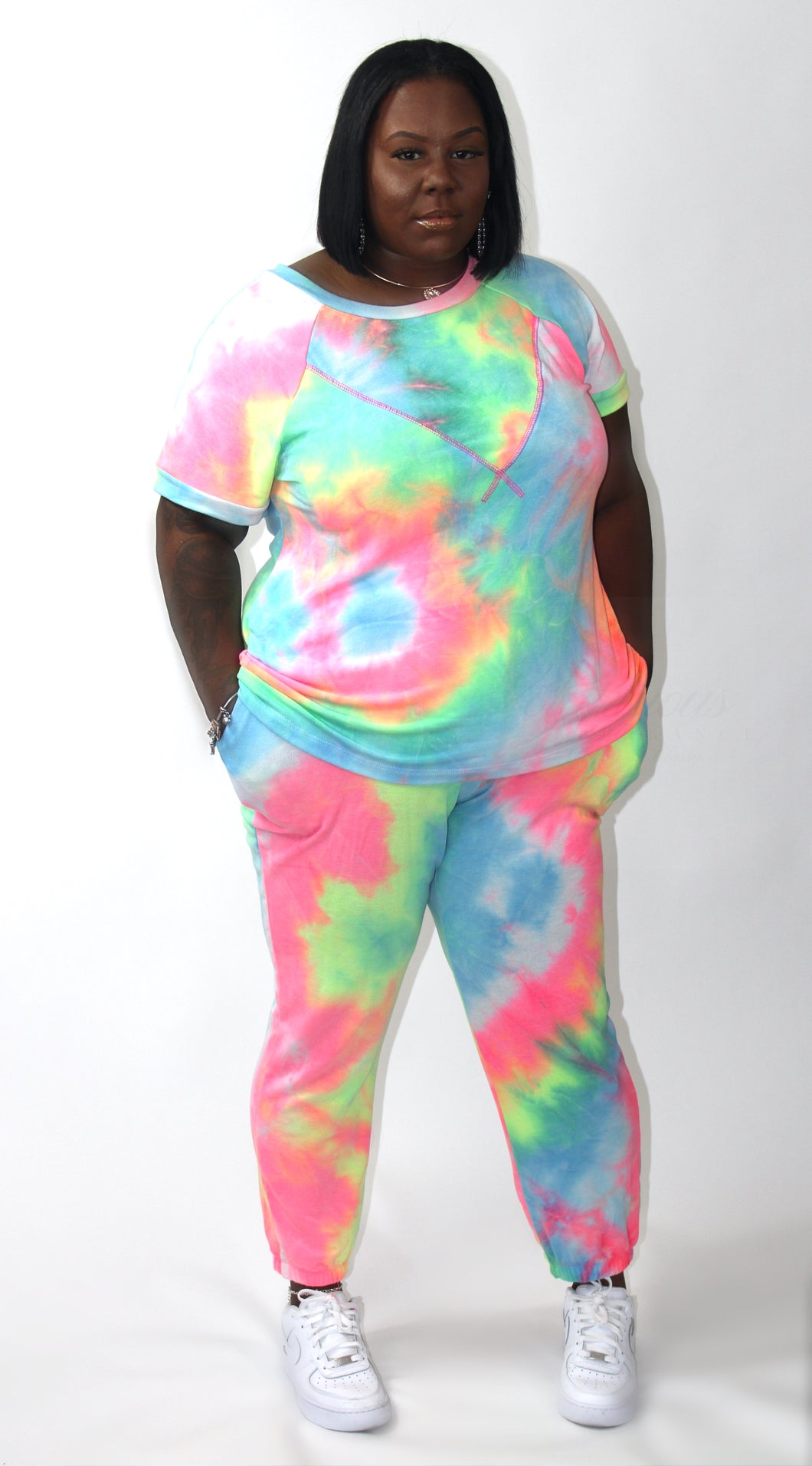 Cotton Candy Tie-dye Set – Voluptuous Appearance