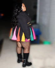 Load image into Gallery viewer, Confetti blazer style skater dress